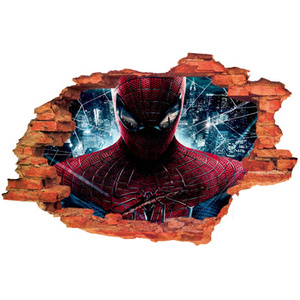 Naklejka na ścianę 3D Spider Man mroczny 90 cm na 60 cm