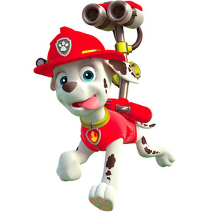 Naklejka na ścianę Psi Patrol Marshall 90 cm na 60 cm