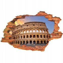 Naklejka na ścianę 3D Rzym Koloseum od frontu 90 cm na 60 cm