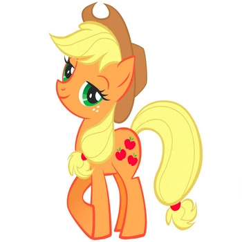 Naklejka na ścianę My Little Pony Kucyki Applejack 90 cm na 60 cm