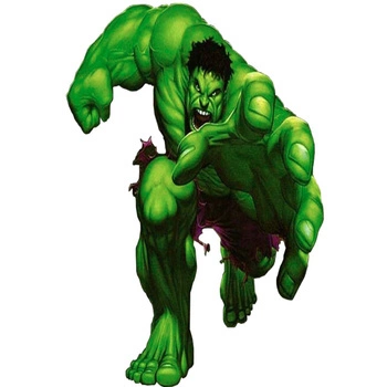 Naklejka na ścianę HULK wyciągnięta ręka 90 cm na 60 cm