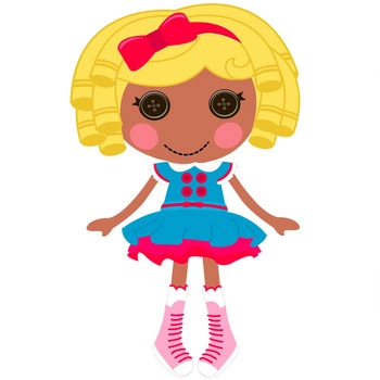 Naklejka na ścianę Lalaloopsy Abrakadabra 90 cm na 60 cm