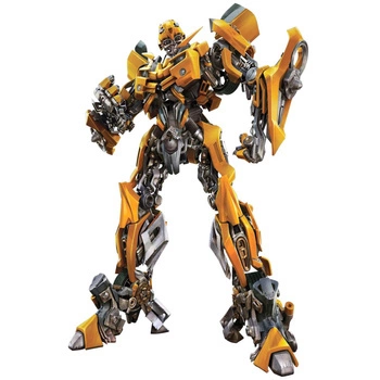 Naklejka na ścianę Bumblebee po transformacji Transformers 60 cm na 90 cm