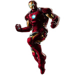 Naklejka na ścianę IRON MAN napina mięśnie 90 cm na 60 cm