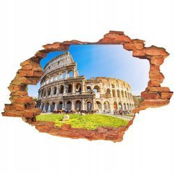 Naklejka na ścianę 3D Rzym starożytny amfiteatr 90 cm na 60 cm