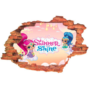 Naklejka na ścianę 3D SHIMMER I SHINE w trójwymiarze z tytułem 90 cm na 60 cm